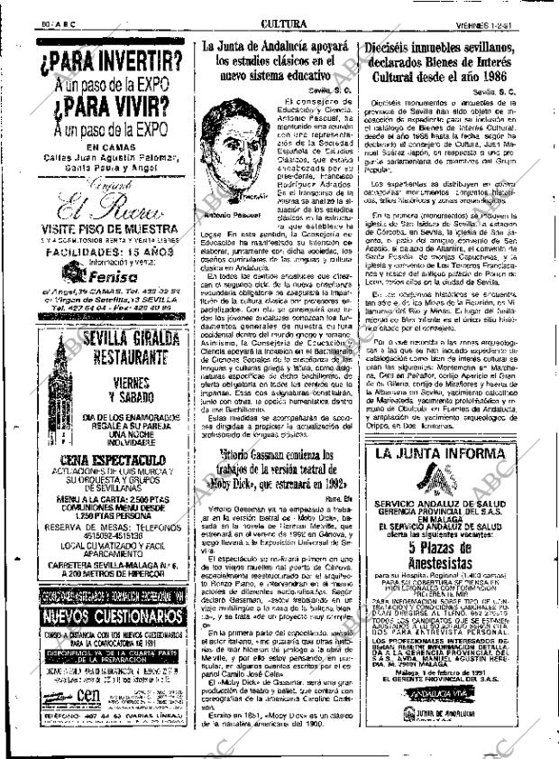ABC SEVILLA 01-02-1991 página 60
