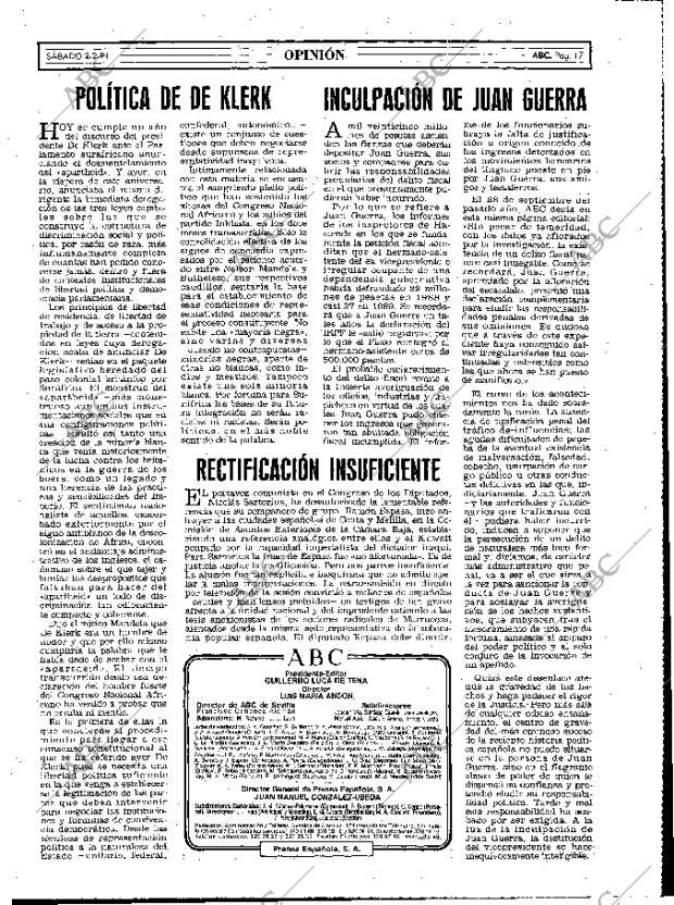 ABC MADRID 02-02-1991 página 17