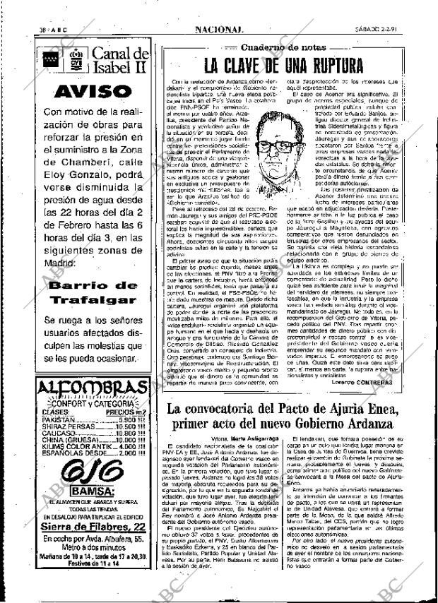 ABC MADRID 02-02-1991 página 38