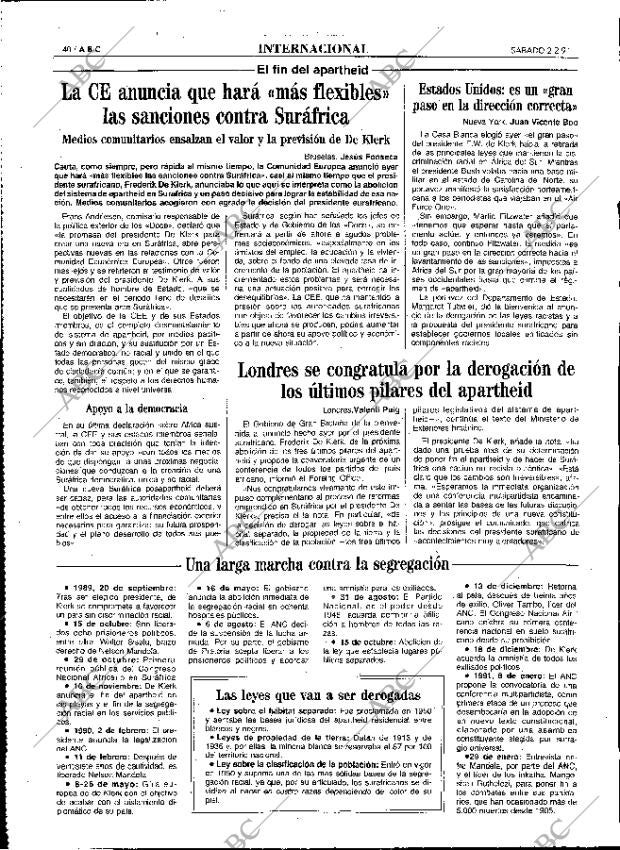 ABC MADRID 02-02-1991 página 40