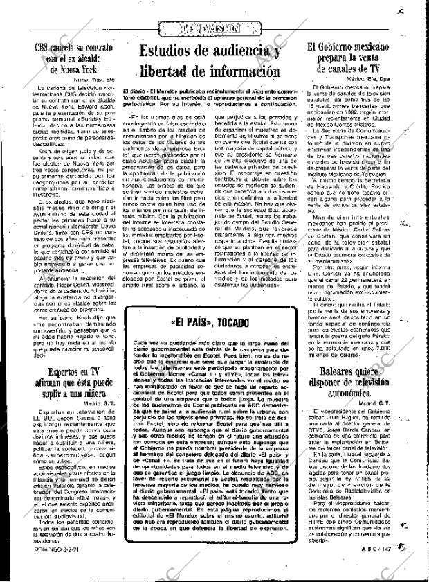 ABC MADRID 03-02-1991 página 147