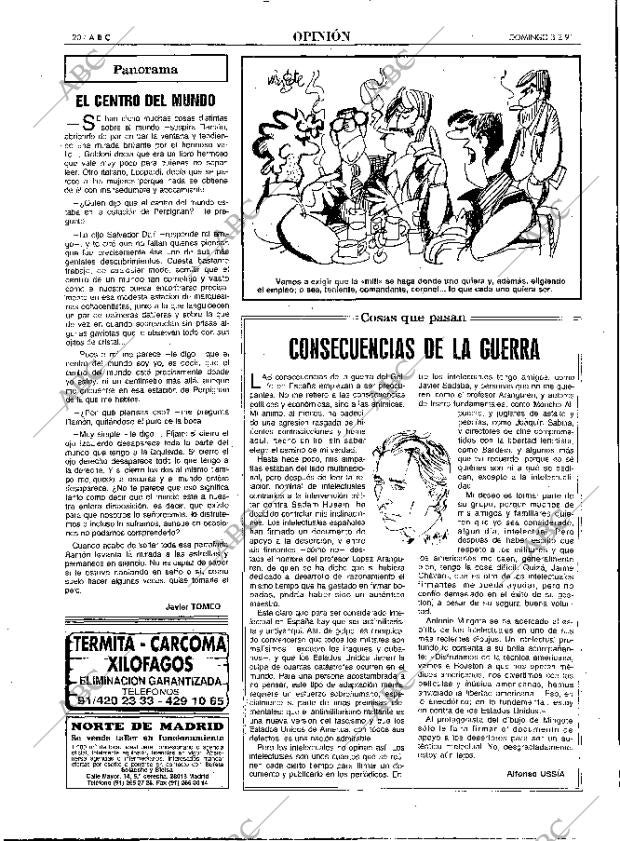 ABC MADRID 03-02-1991 página 20
