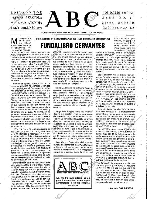 ABC MADRID 03-02-1991 página 3