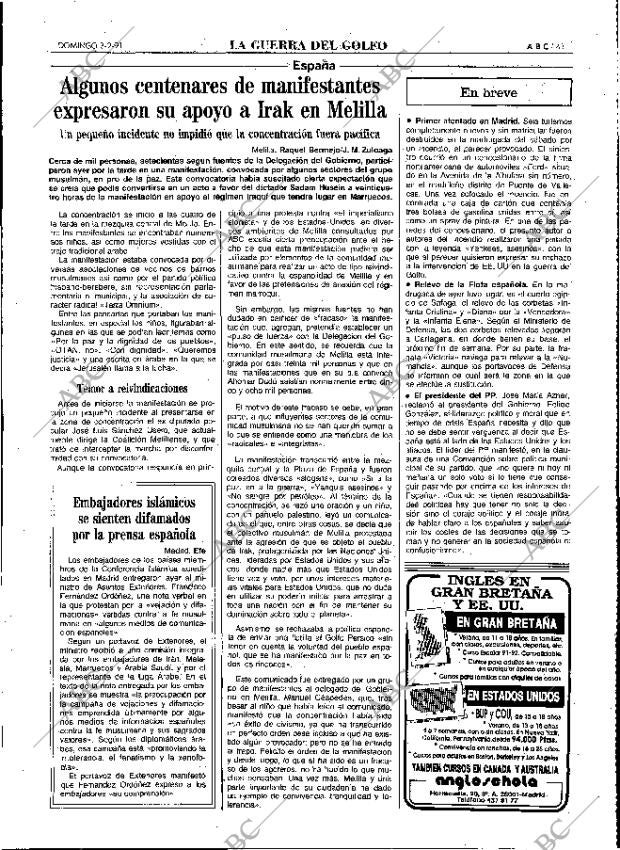 ABC MADRID 03-02-1991 página 41