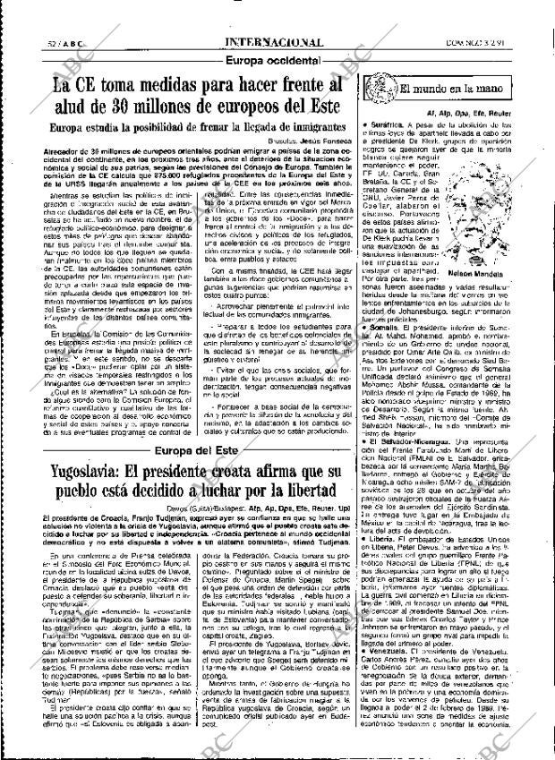 ABC MADRID 03-02-1991 página 52