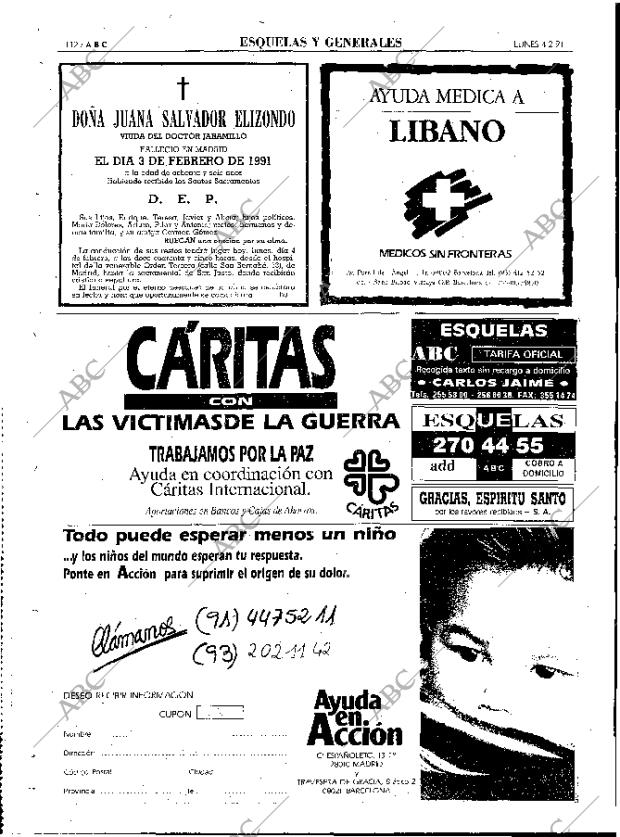 ABC MADRID 04-02-1991 página 112