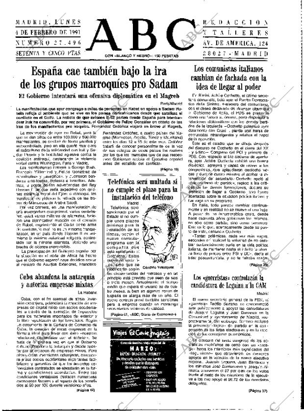 ABC MADRID 04-02-1991 página 13