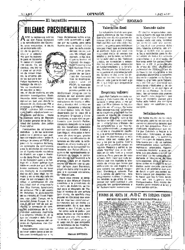 ABC MADRID 04-02-1991 página 16