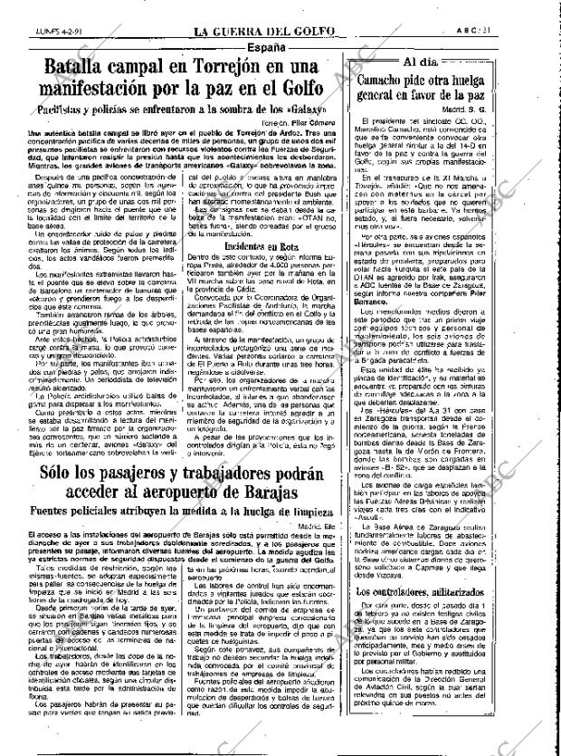 ABC MADRID 04-02-1991 página 31