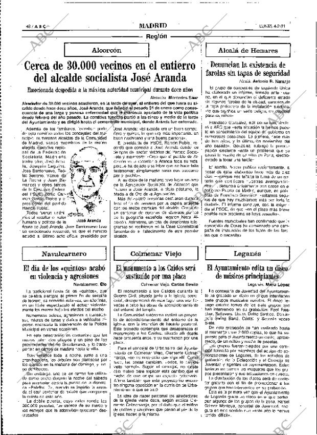 ABC MADRID 04-02-1991 página 48