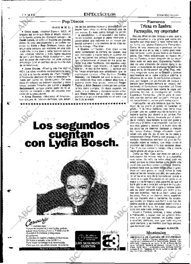 ABC MADRID 10-02-1991 página 114