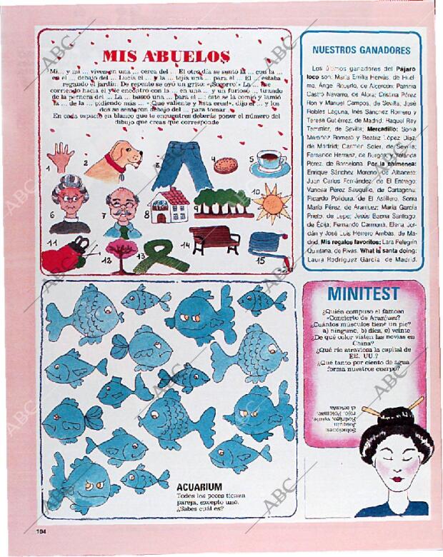 BLANCO Y NEGRO MADRID 10-02-1991 página 104