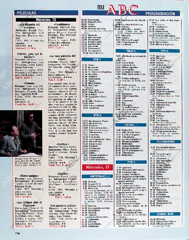 BLANCO Y NEGRO MADRID 10-02-1991 página 118