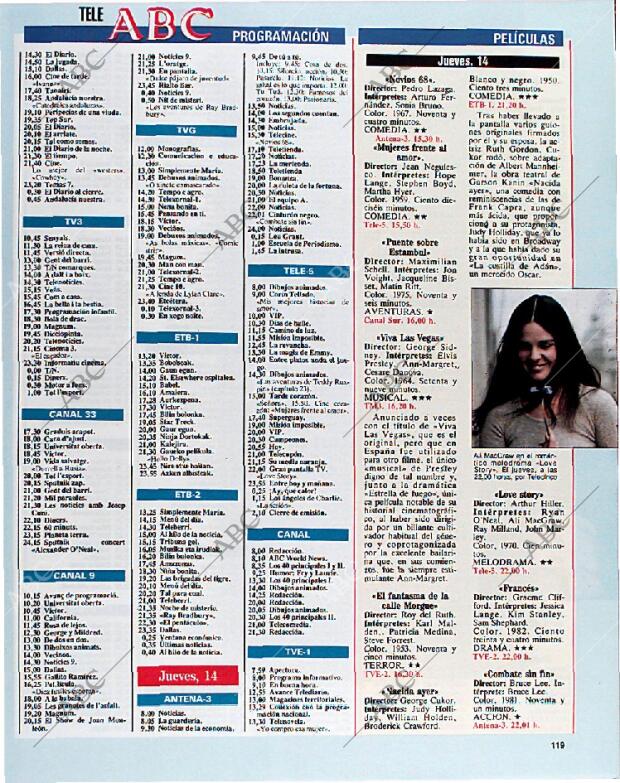 BLANCO Y NEGRO MADRID 10-02-1991 página 119