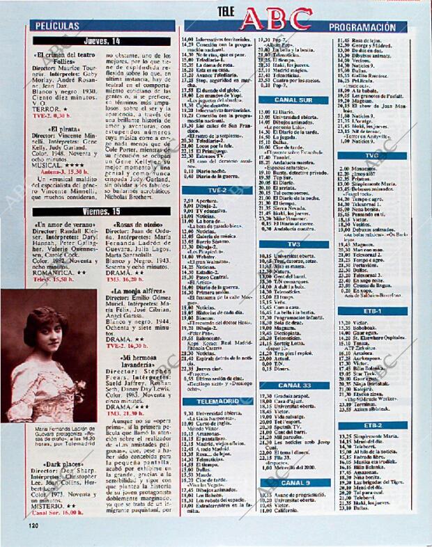 BLANCO Y NEGRO MADRID 10-02-1991 página 120