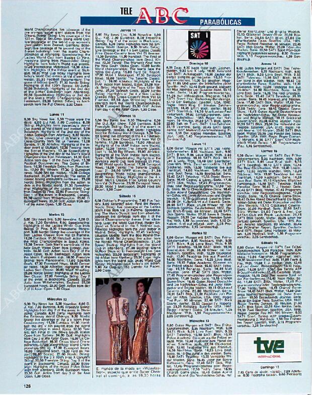 BLANCO Y NEGRO MADRID 10-02-1991 página 126