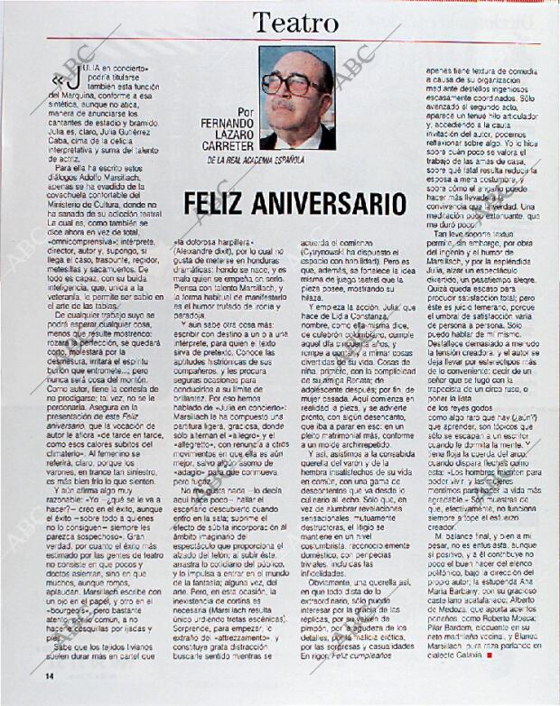 BLANCO Y NEGRO MADRID 10-02-1991 página 14