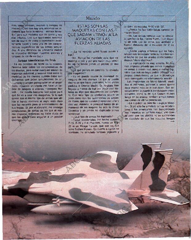 BLANCO Y NEGRO MADRID 10-02-1991 página 23