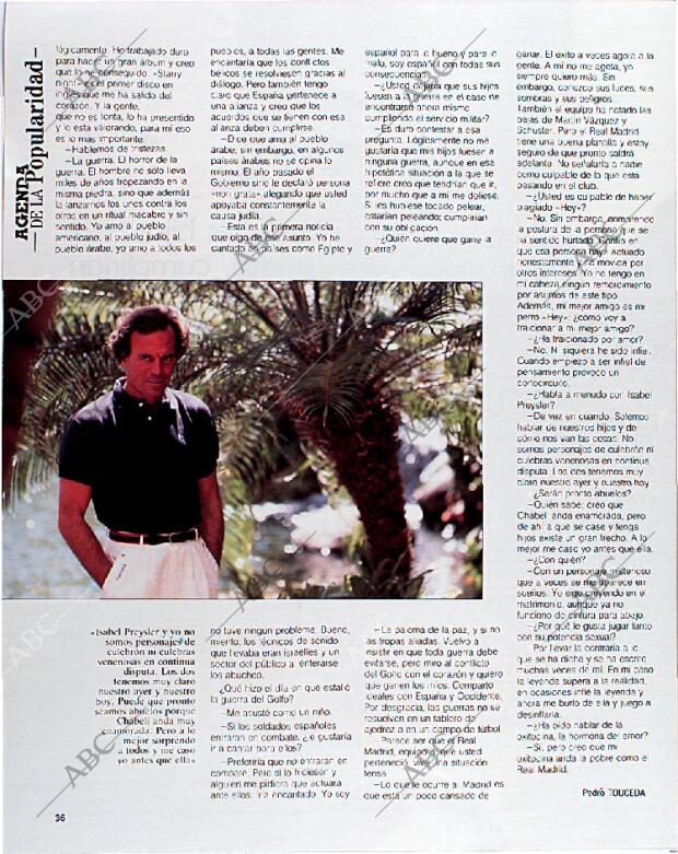 BLANCO Y NEGRO MADRID 10-02-1991 página 36