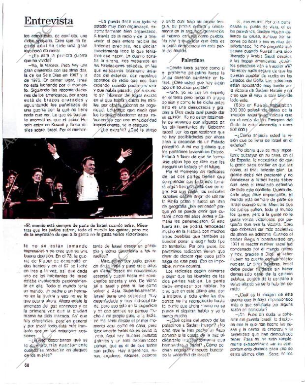 BLANCO Y NEGRO MADRID 10-02-1991 página 68