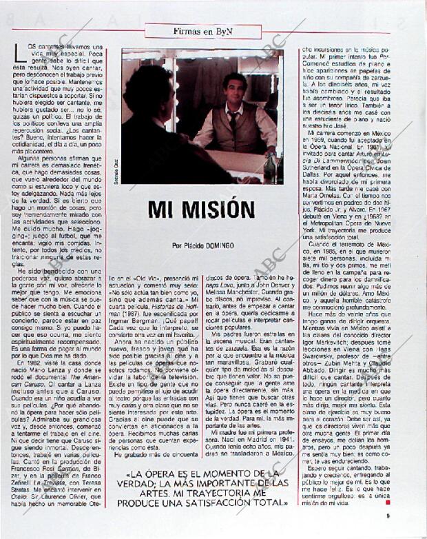 BLANCO Y NEGRO MADRID 10-02-1991 página 9