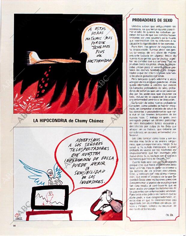 BLANCO Y NEGRO MADRID 10-02-1991 página 98