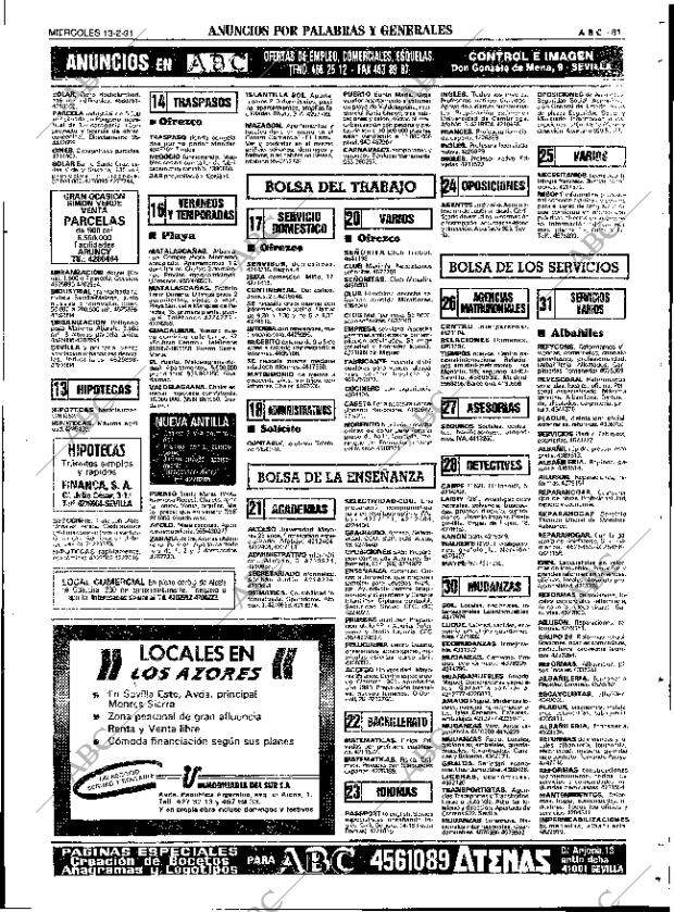 ABC SEVILLA 13-02-1991 página 81
