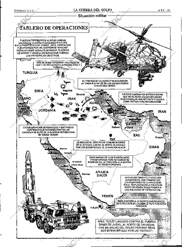 ABC SEVILLA 17-02-1991 página 23