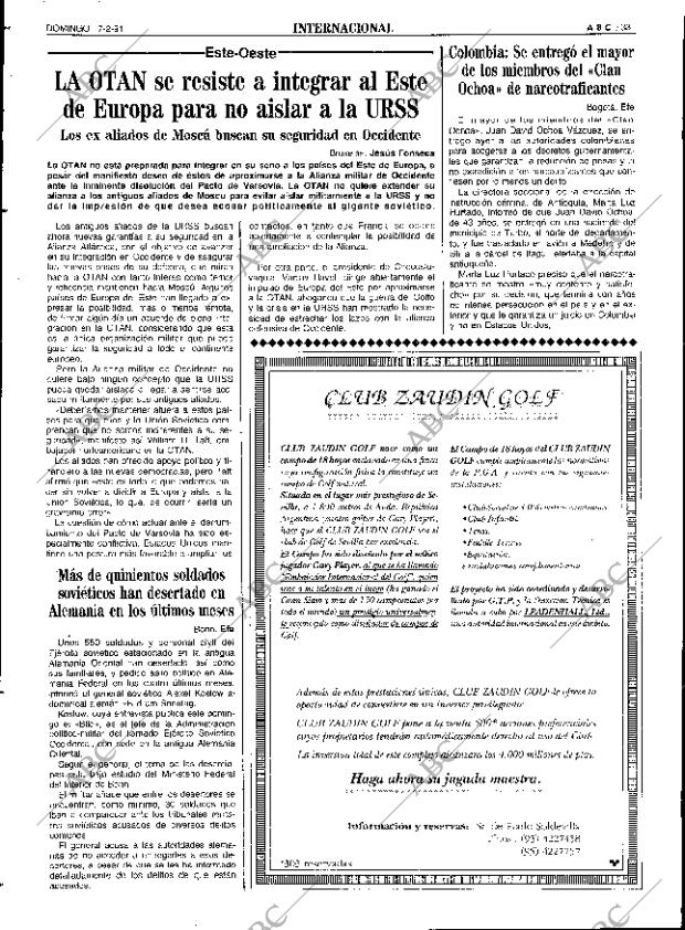 ABC SEVILLA 17-02-1991 página 33