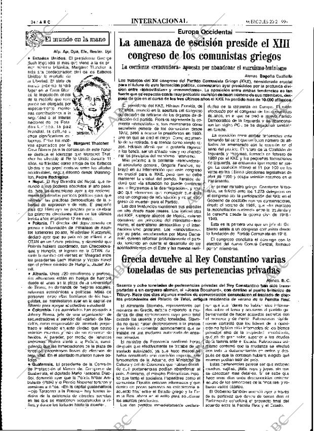 ABC MADRID 20-02-1991 página 34