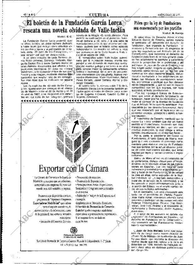 ABC MADRID 20-02-1991 página 48