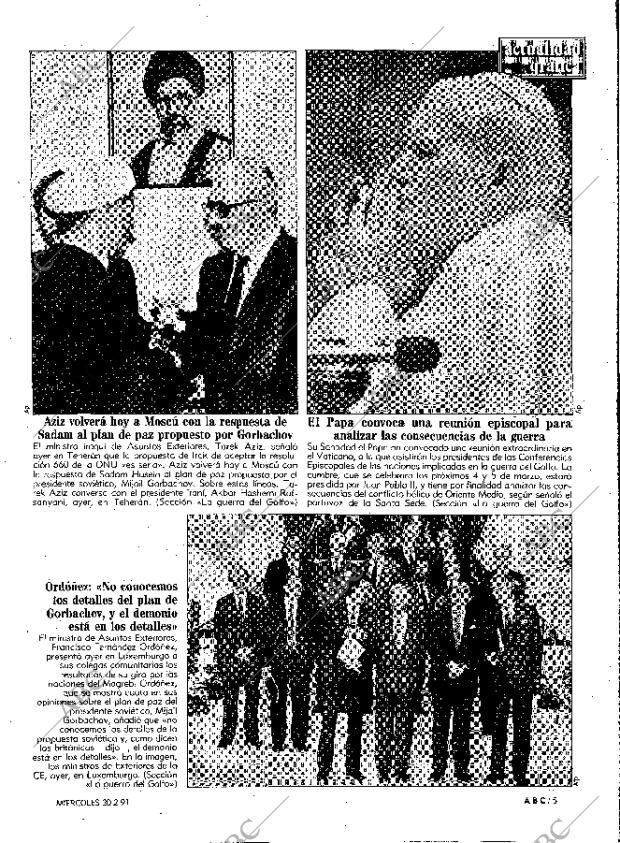 ABC MADRID 20-02-1991 página 5