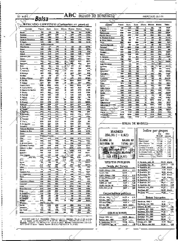 ABC MADRID 20-02-1991 página 52