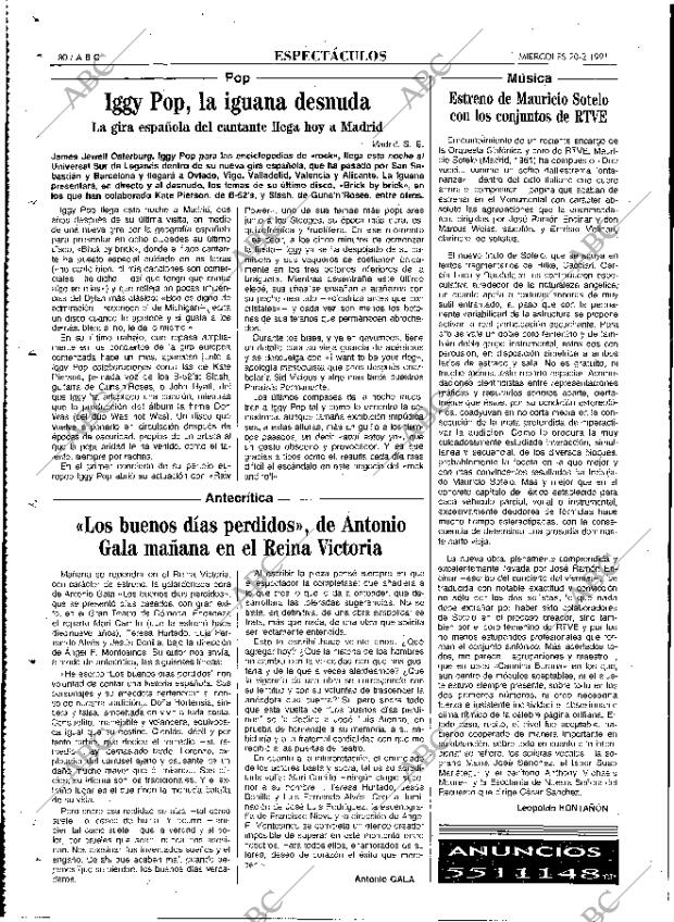 ABC MADRID 20-02-1991 página 80