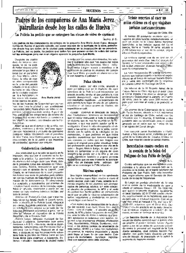 ABC SEVILLA 21-02-1991 página 63