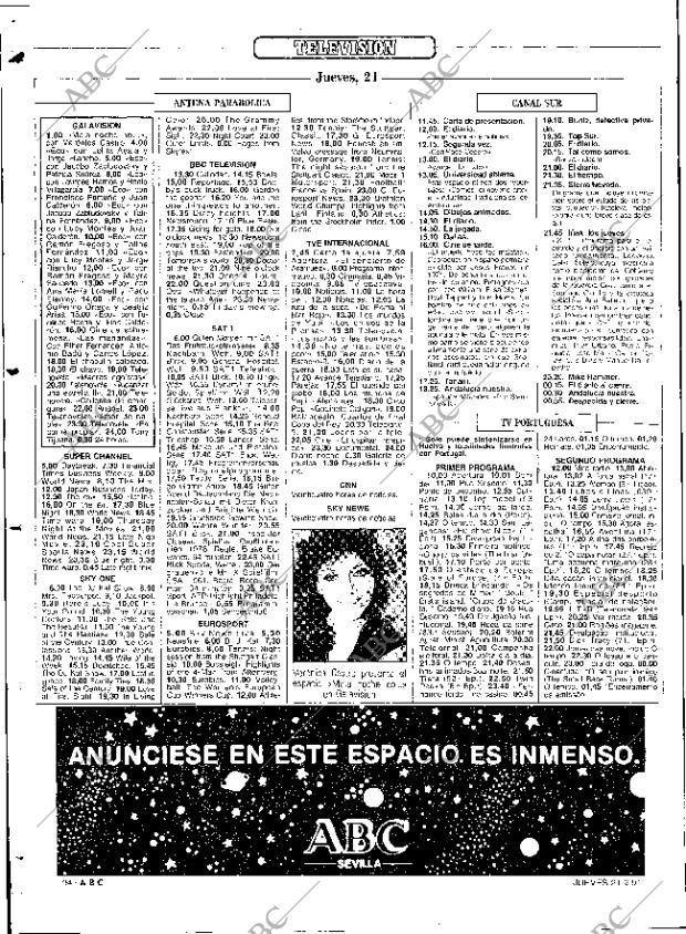 ABC SEVILLA 21-02-1991 página 94