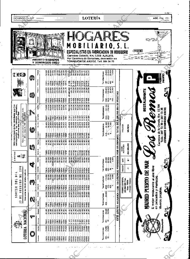 ABC MADRID 24-02-1991 página 121