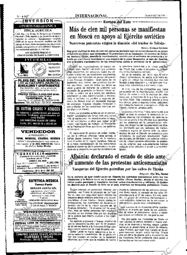ABC MADRID 24-02-1991 página 54
