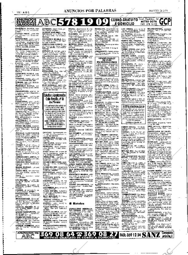 ABC MADRID 26-02-1991 página 108