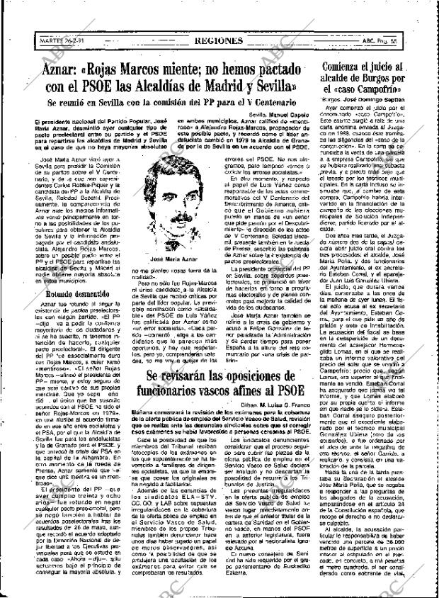 ABC MADRID 26-02-1991 página 55