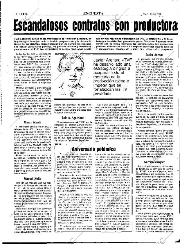 ABC MADRID 26-02-1991 página 64