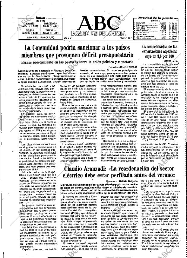 ABC MADRID 26-02-1991 página 69