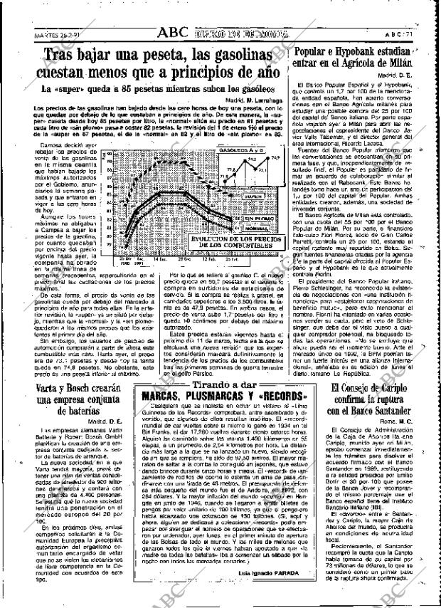 ABC MADRID 26-02-1991 página 71