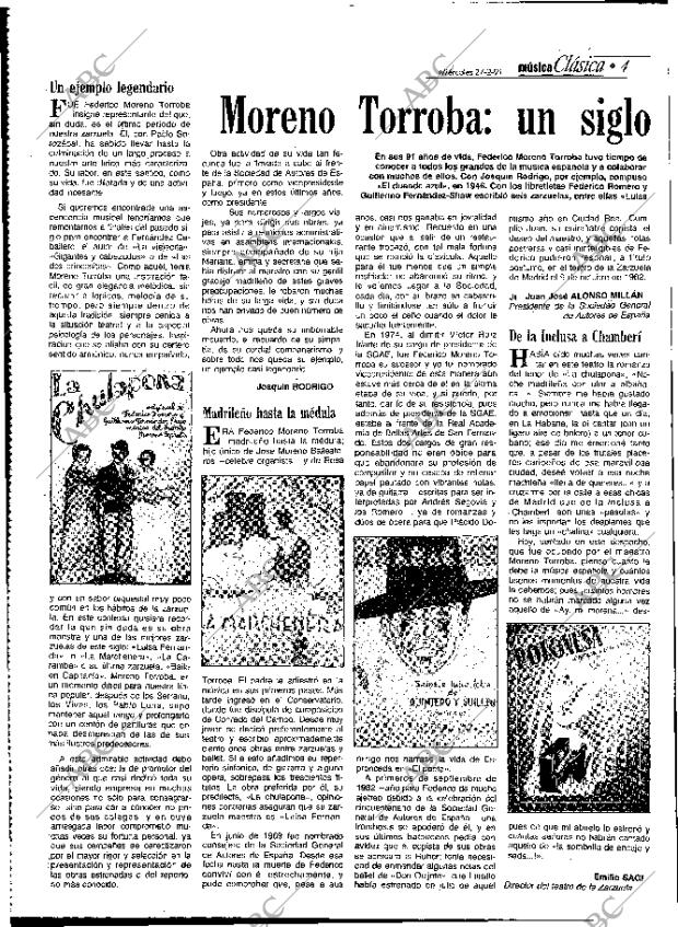 ABC MADRID 27-02-1991 página 62