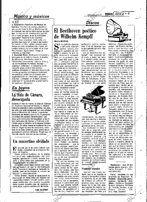ABC MADRID 27-02-1991 página 67