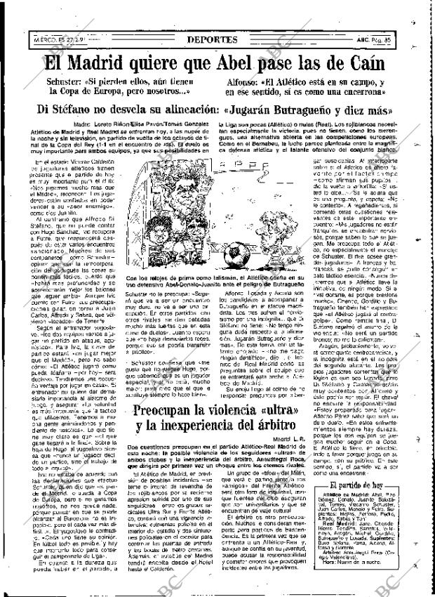 ABC MADRID 27-02-1991 página 85