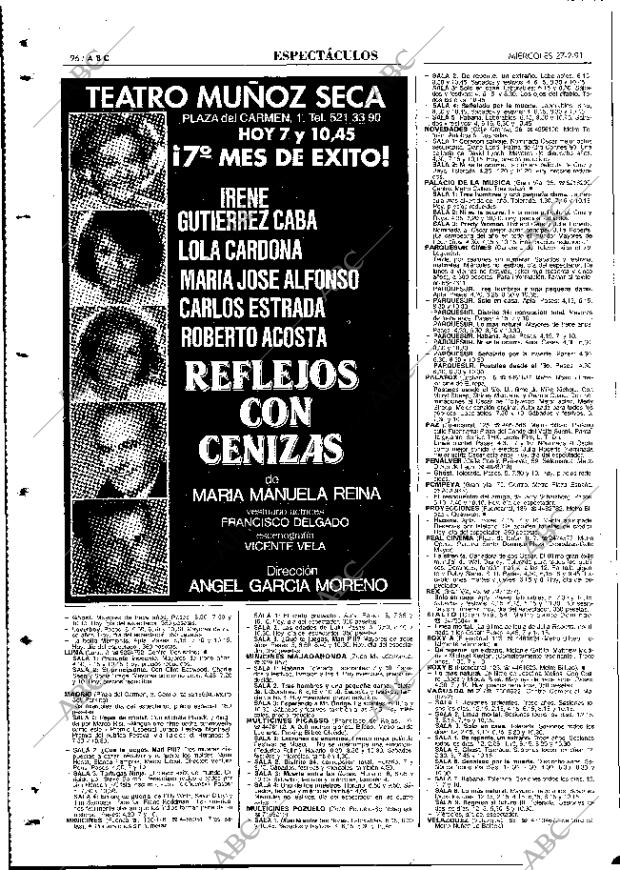 ABC MADRID 27-02-1991 página 96