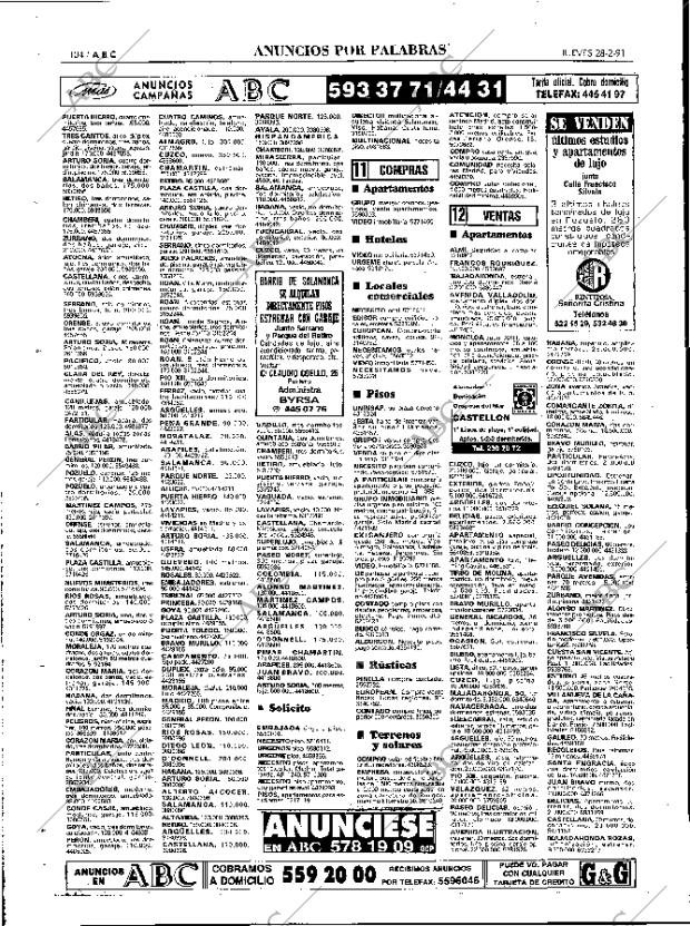 ABC MADRID 28-02-1991 página 104