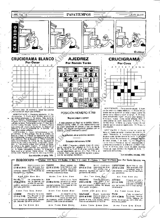ABC MADRID 28-02-1991 página 116