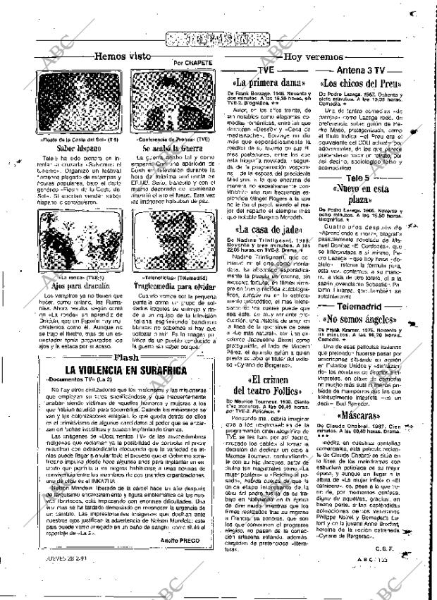 ABC MADRID 28-02-1991 página 133